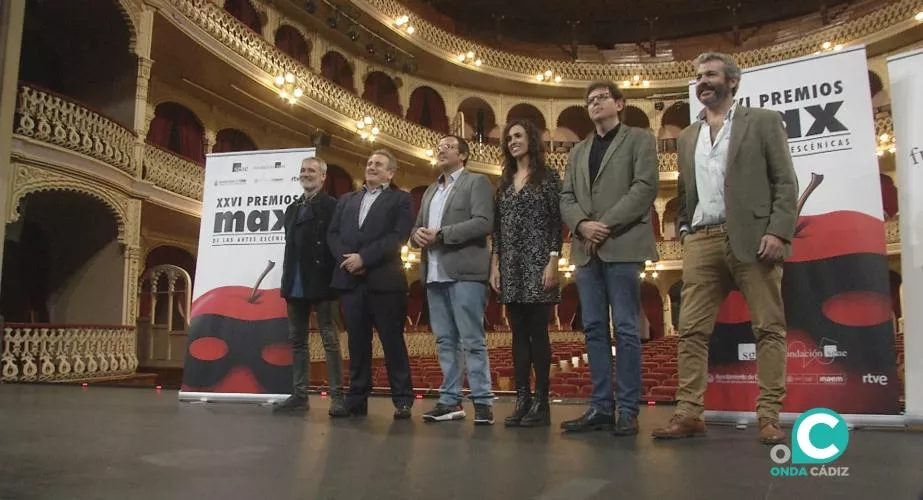Imagen de la presentación de los Premios MAX en el Falla. 