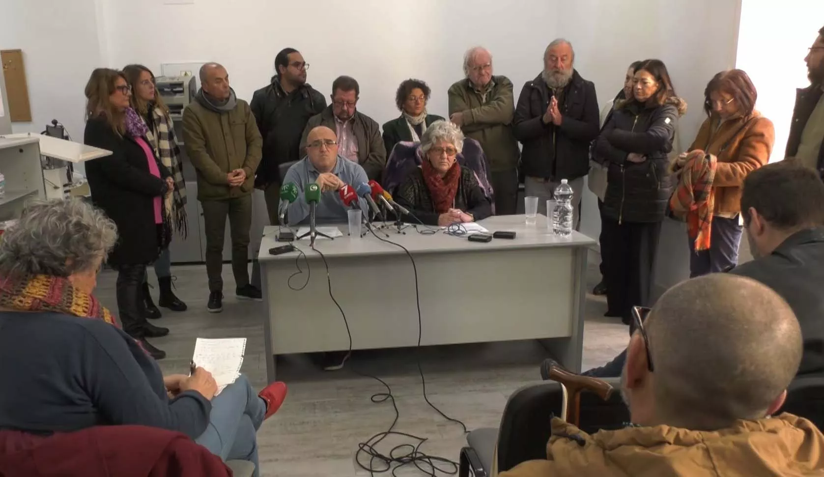 La Coordinadora en Defensa de la Sanidad Pública han presentado sus nuevas denuncias en rueda de prensa 