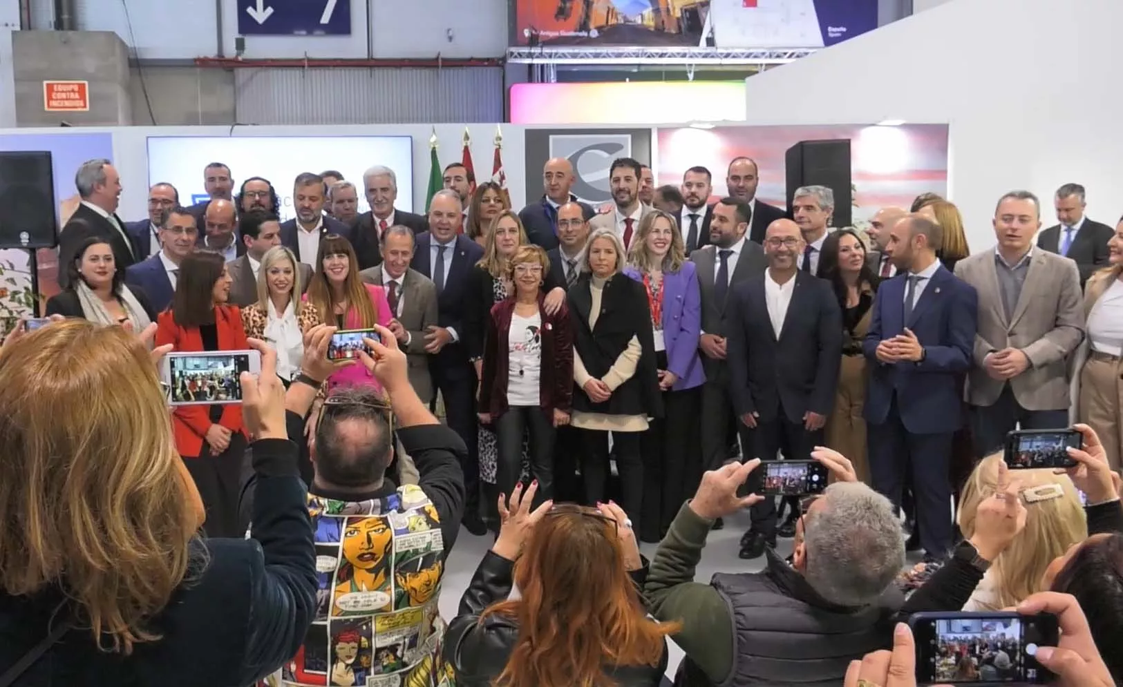 Imagen del Stand del Patronato de Turismo durante la celebración del 'Día de la Provincia' en FITUR 2023