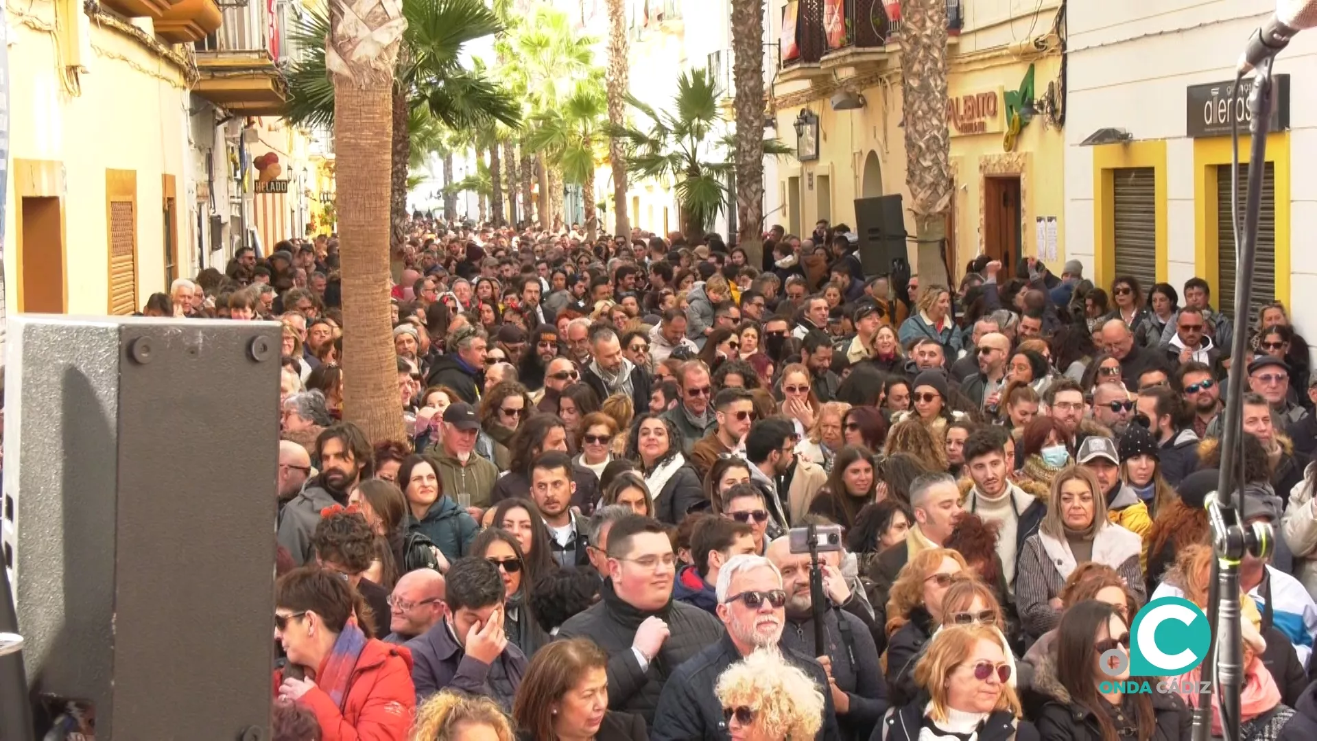 Una imagen de la calle La Palma en Carnaval