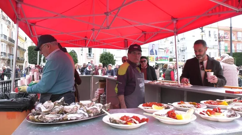 Gambas y ostiones como antesala del Carnaval.