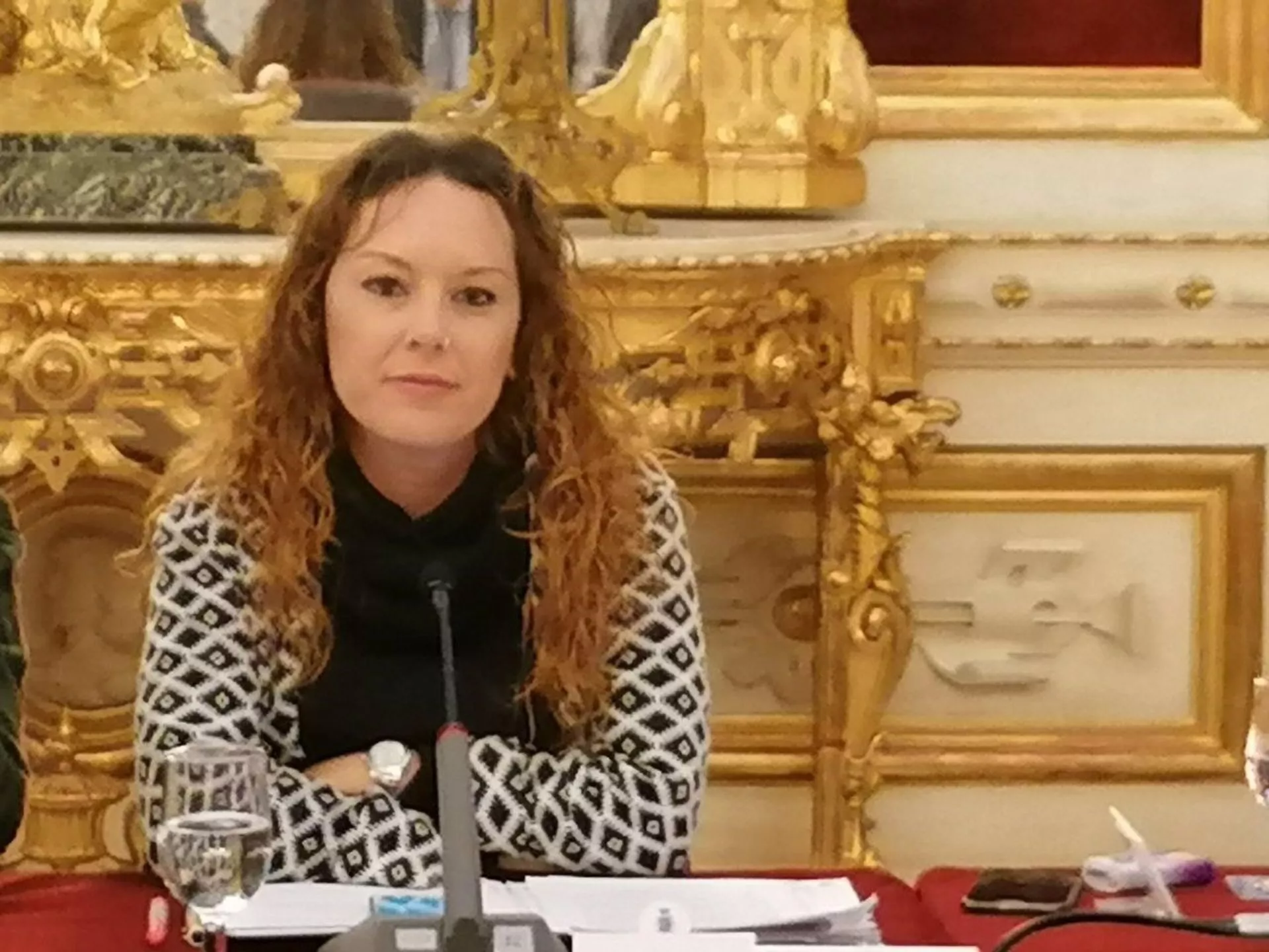 La diputada de Adelante Cádiz Lorena Garrón La diputada de Adelante Cádiz Lorena Garrón