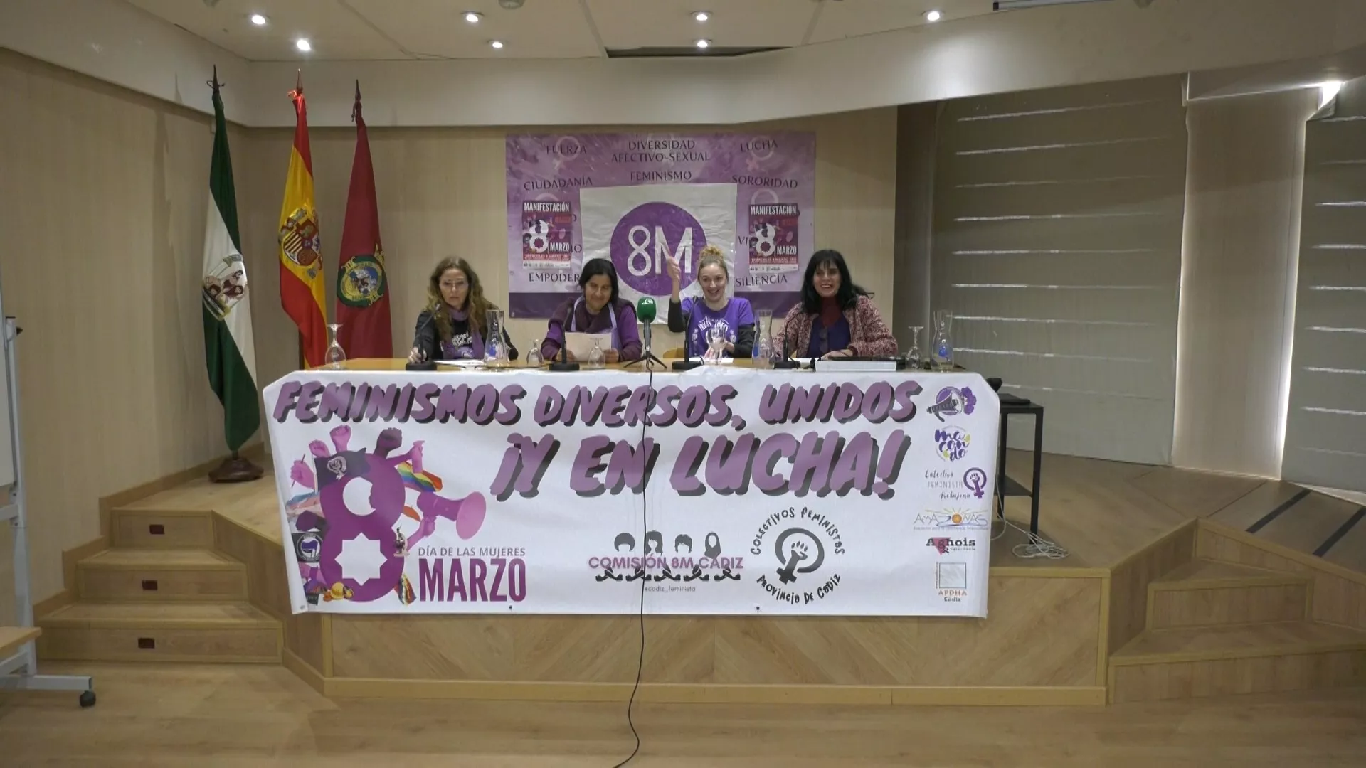 Integrantes de la Comisión 8M presentan las actividades