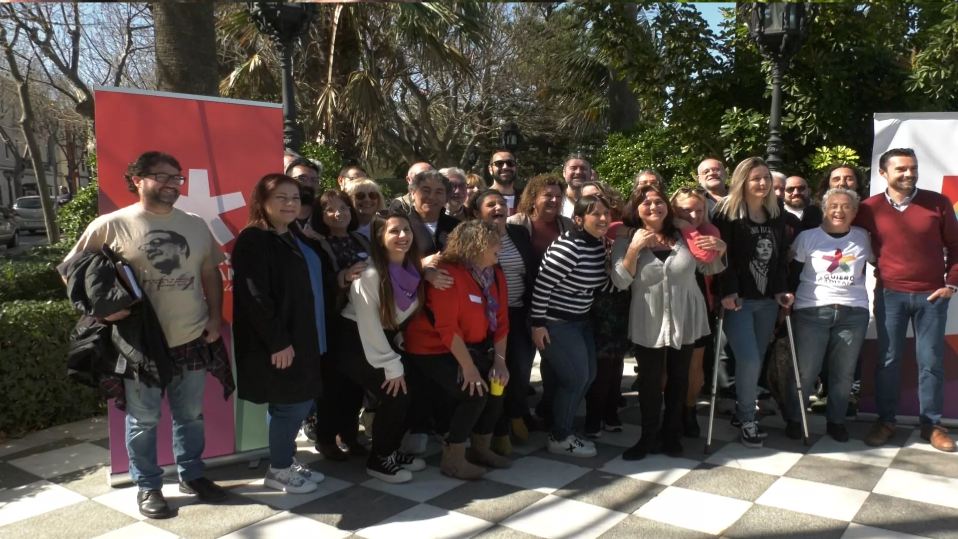 Imagen de presentación de la lista de Izquierda Gaditana que encabeza Helena Fernández. 