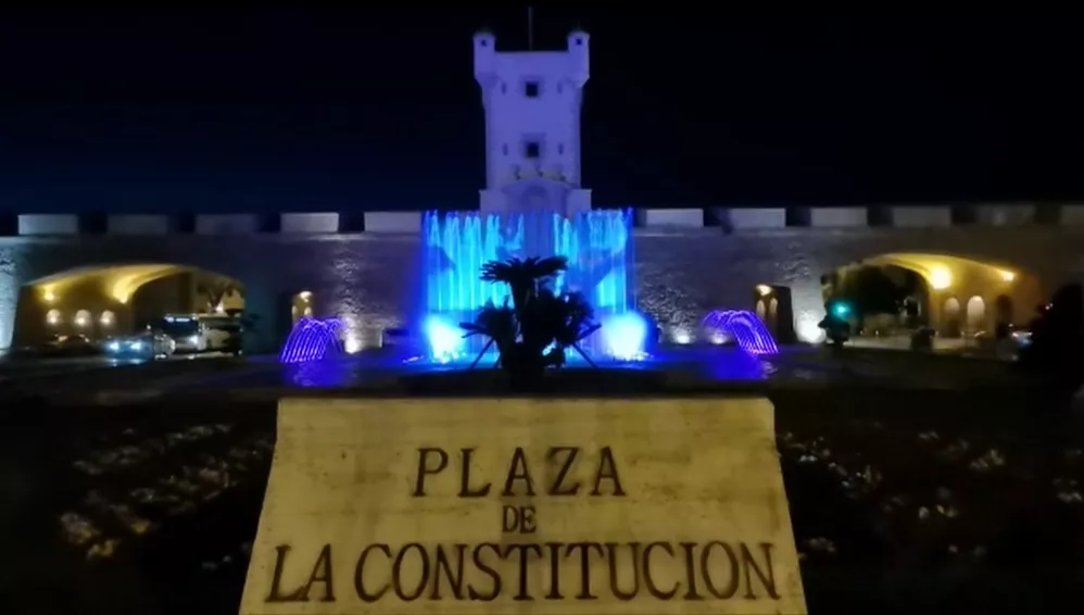 La nueva fuente cibernética de la Puerta de Tierra se inaugura este jueves.