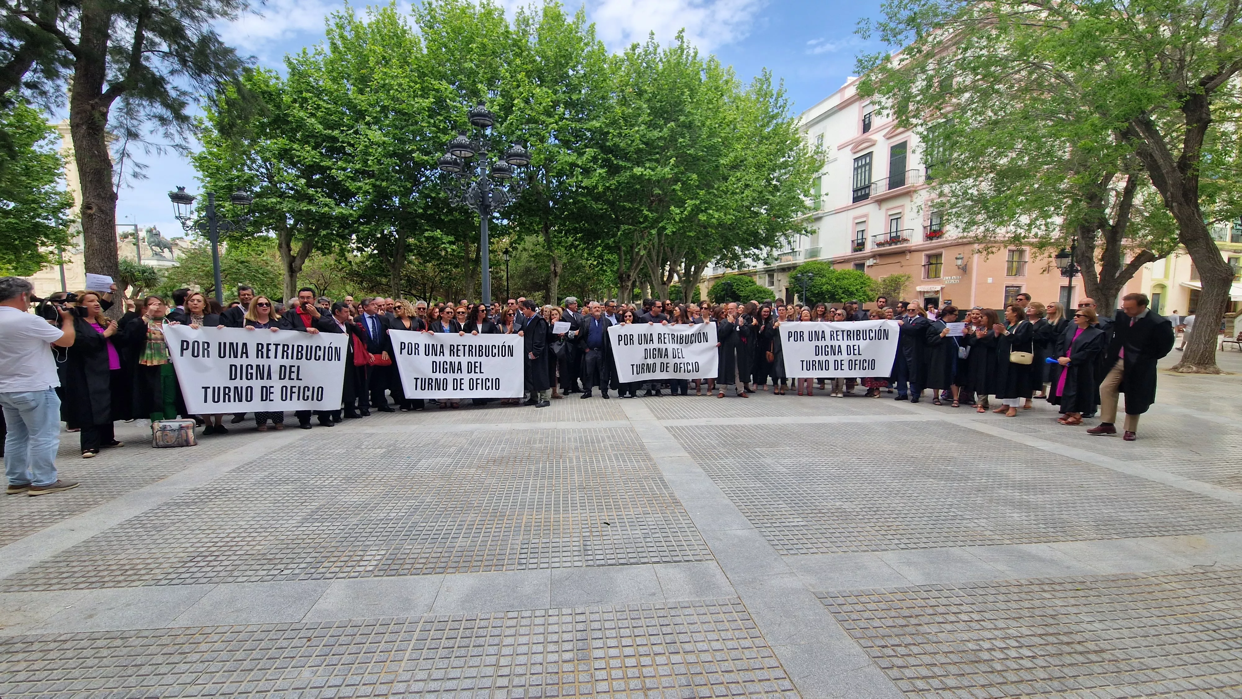 Protesta Colegio Oficial de Abogados de Cádiz