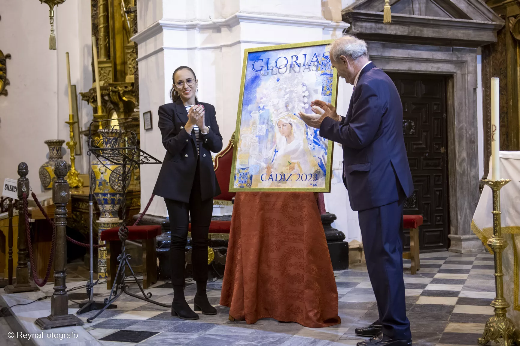 La obra, de Belén González, está protagonizada por la Virgen del Amor Hermoso