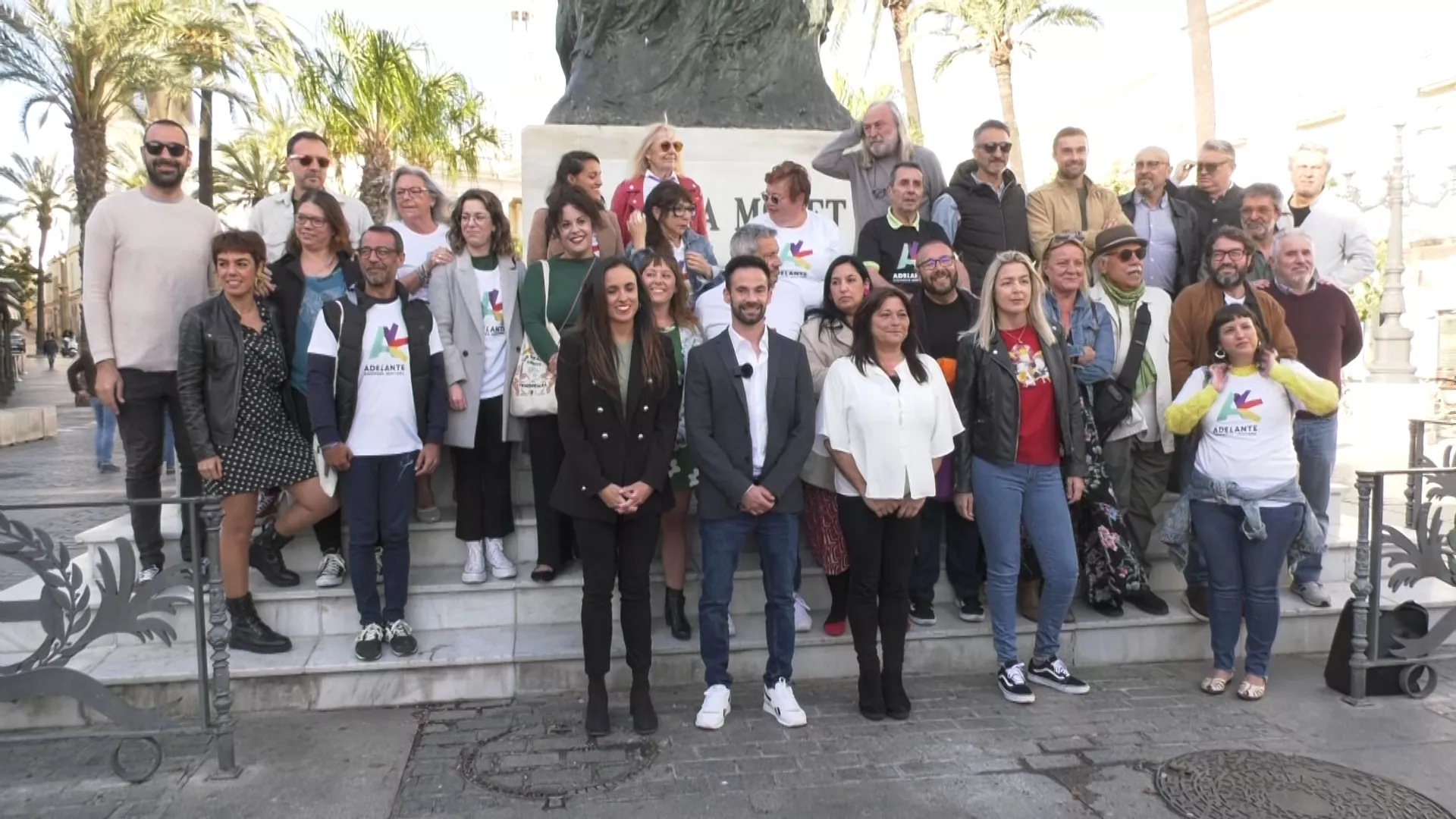 Acto de presentación de la confluencia Adelante Izquierda Gaditana a la alcaldía de Cádiz 