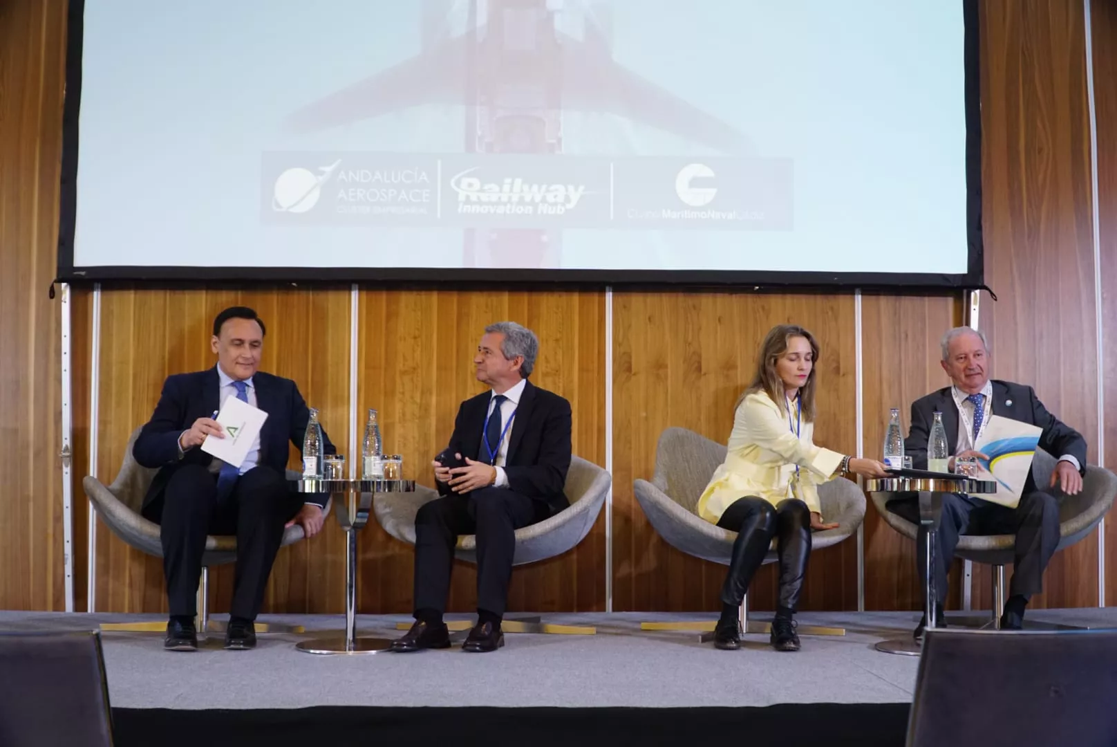 El consejero de Universidad, José Carlos Gómez Villamandos, durante su visita a Cádiz en la jornada de Clústeres