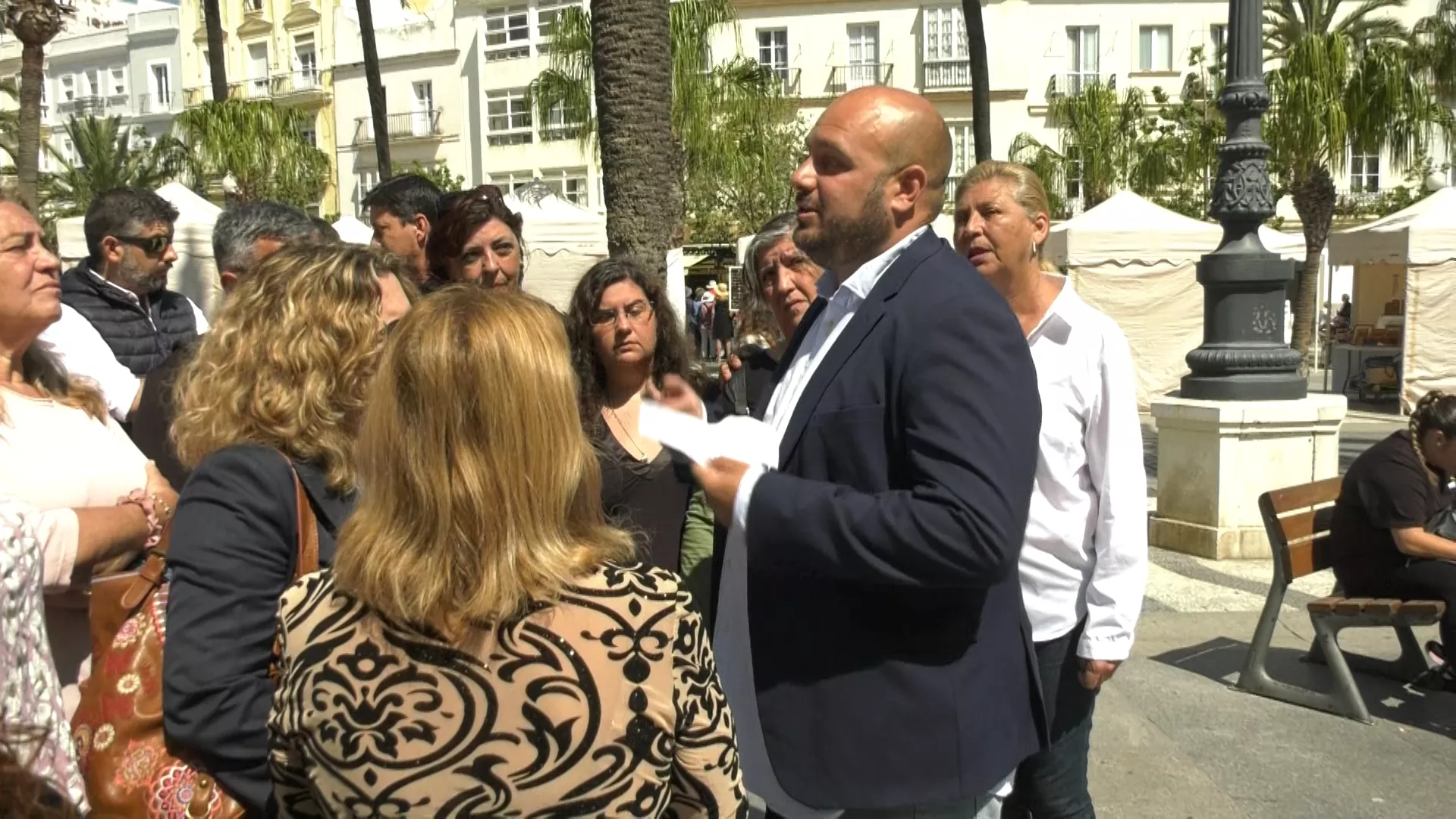 Eugenio Belgrano junto a integrantes de su candidatura 