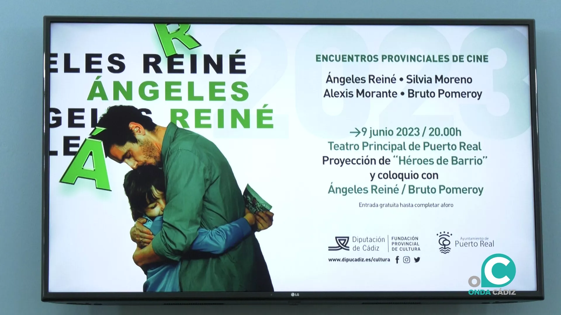 La primera proyección del ciclo será la película "Héroes de barrio" de la gaditana Ángeles Reiné.