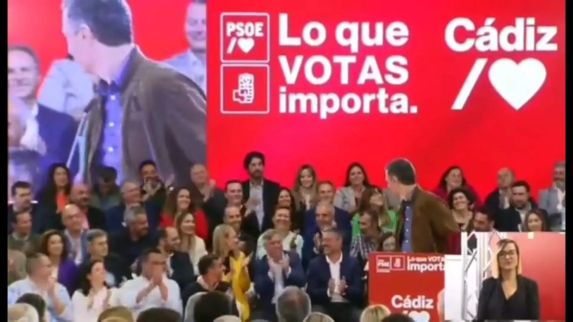 Pedro Sánchez asegura que el voto al PSOE es la diferencia entre avanzar y retroceder