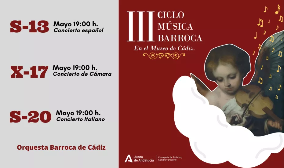 El III Ciclo de Música Barroca propone tres recitales gratuitos en el Museo de Cádiz