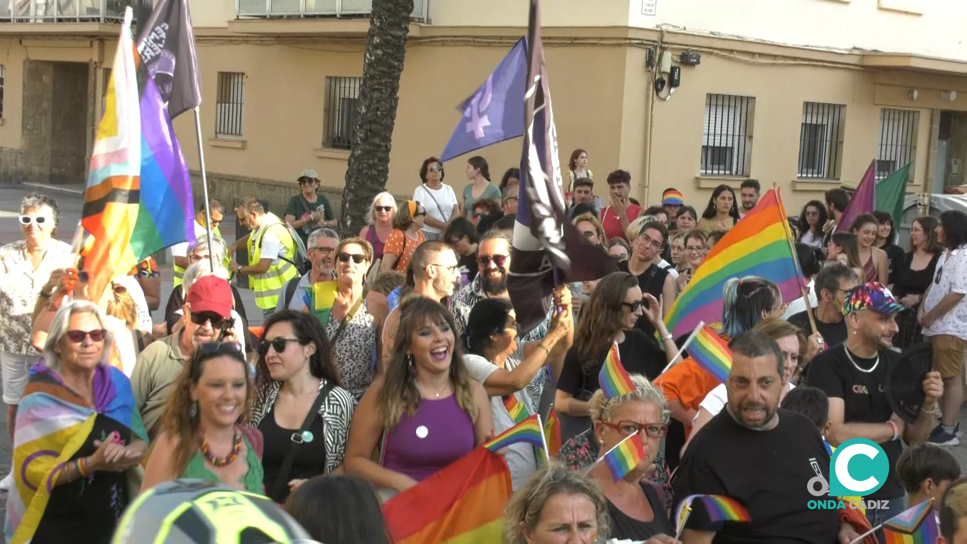 La manifestación partió de la Casa de Iberoamérica y recorrió varias calles de la ciudad.