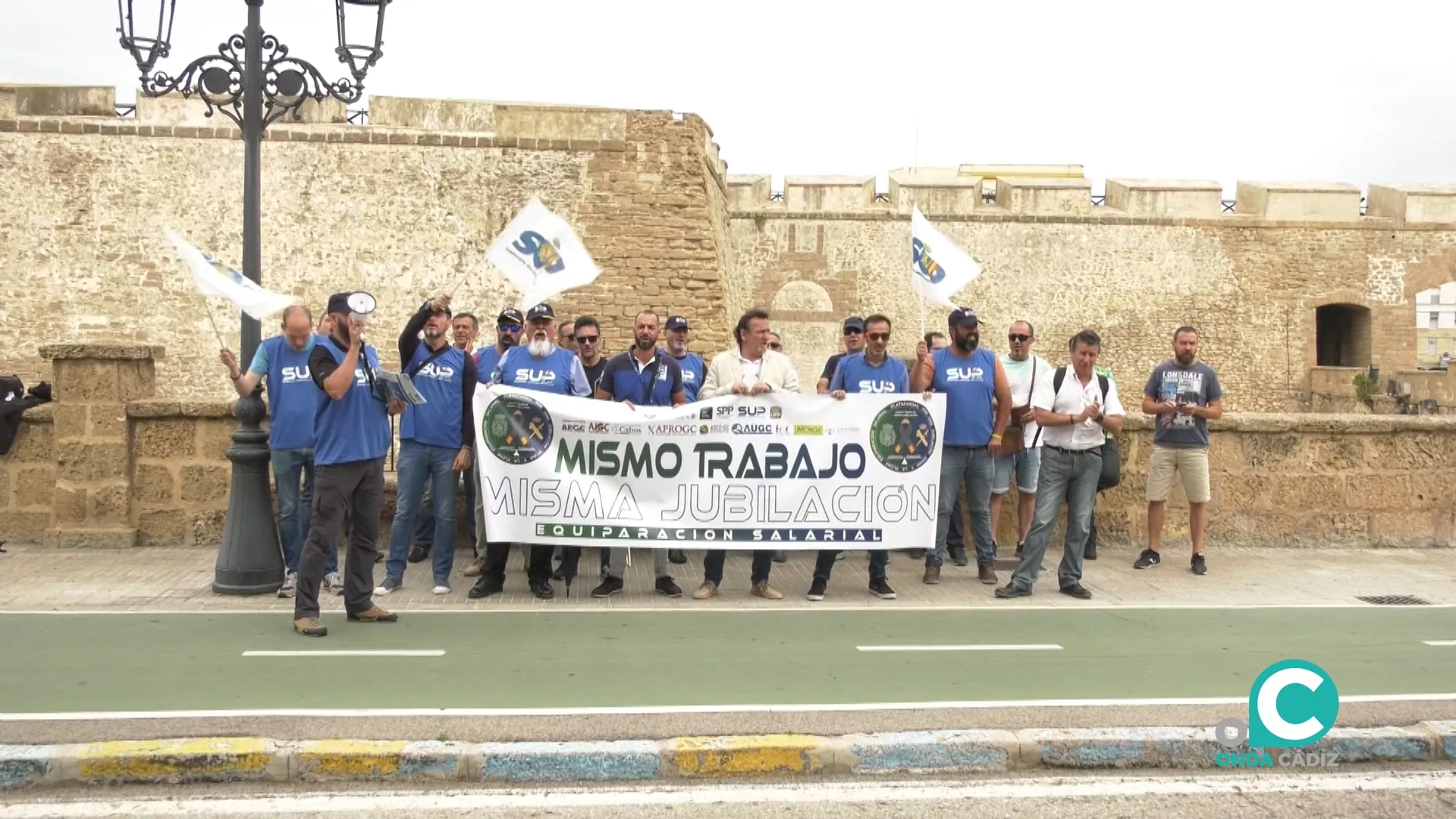 Concentración en Cádiz del Sindicato Unificado de Policía