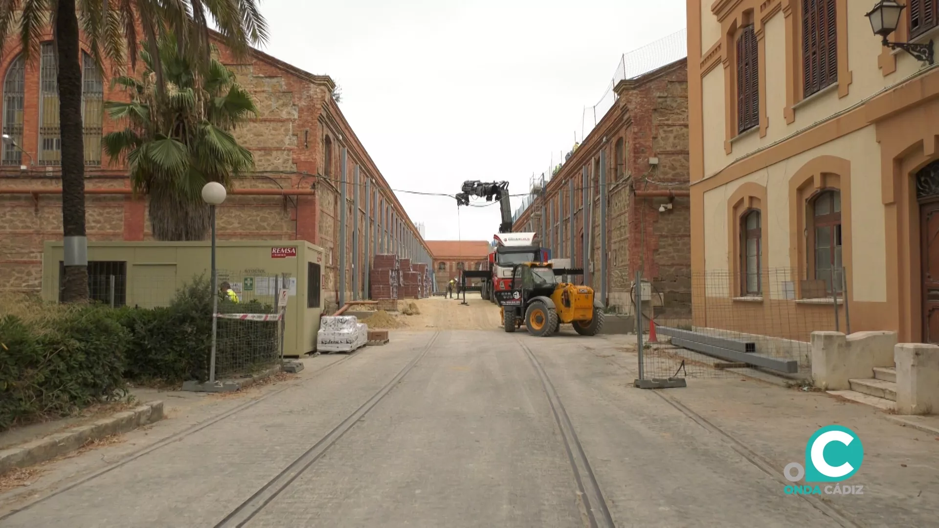 Estado de las obras en los antiguos Depósitos de Tabaco