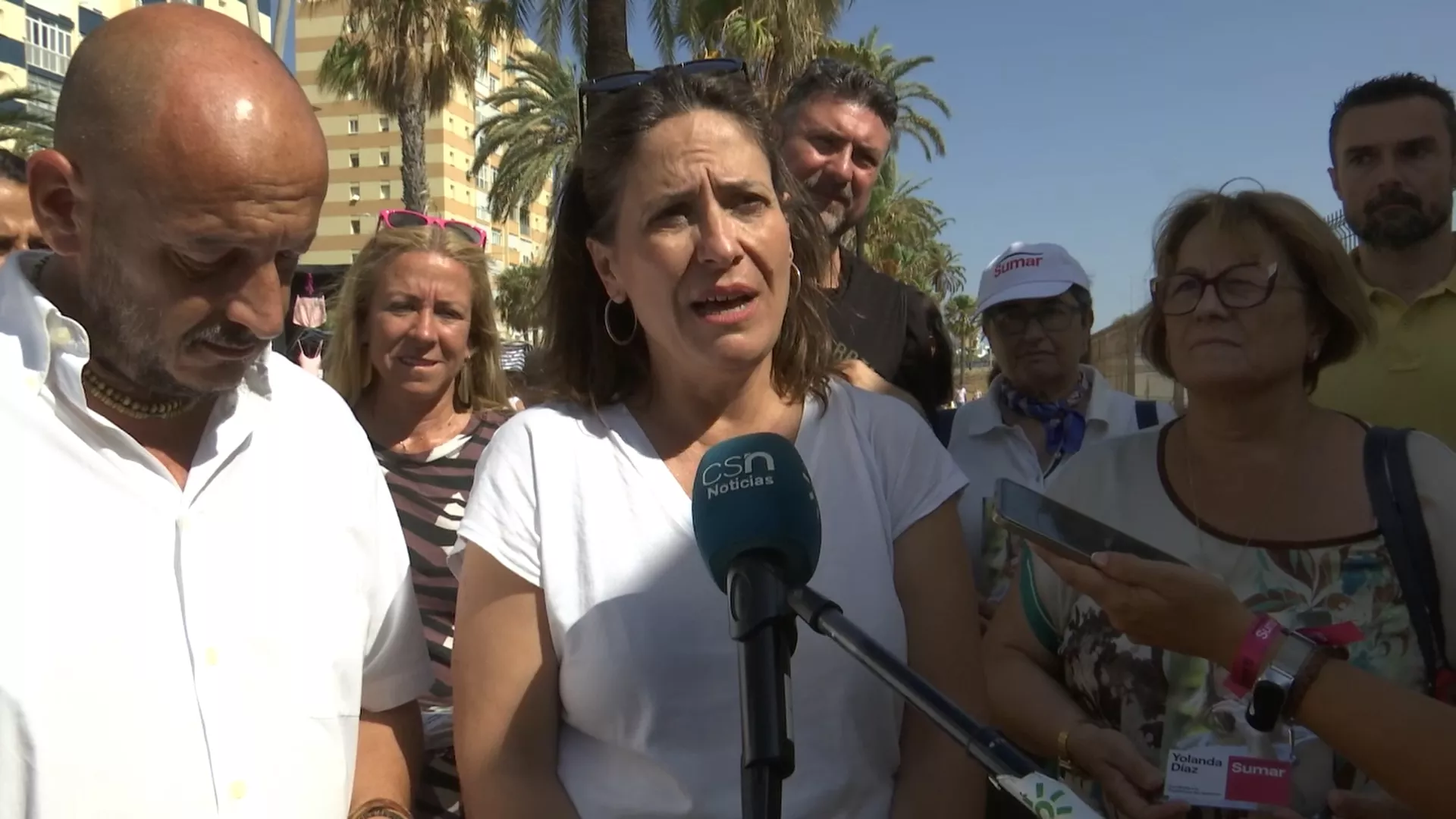 La candidata al Congreso de Sumar Cádiz 