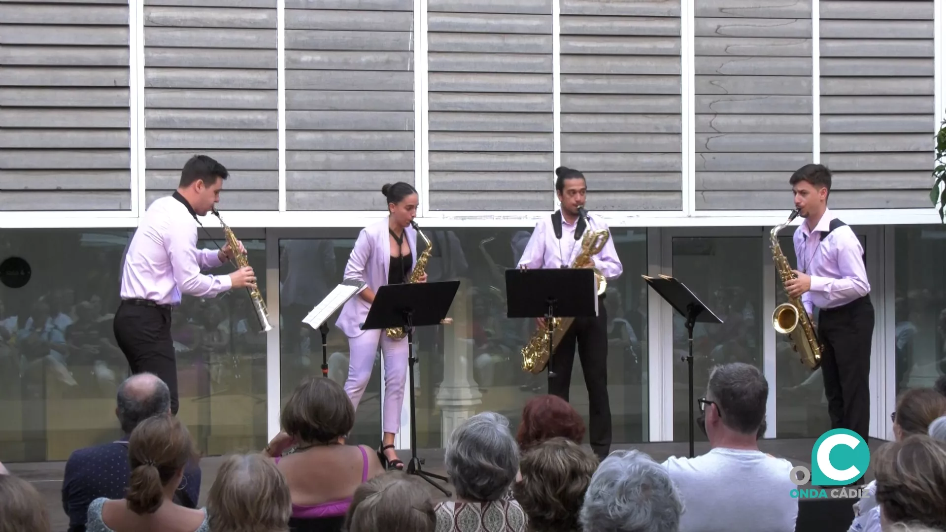 El cuarteto de saxofones Syntése Quartet fue el encargado de ponerle ritmo a la segunda de estas cuatro citas.