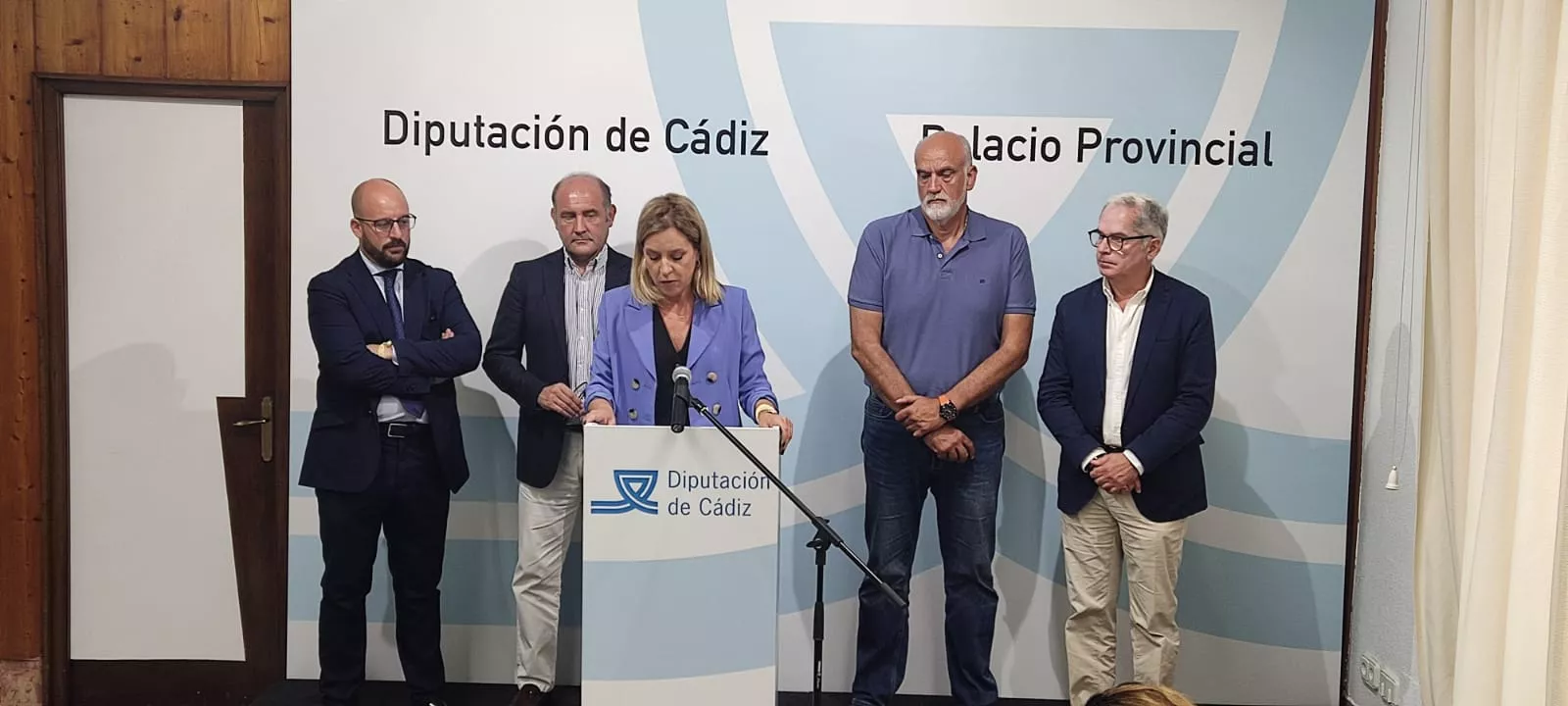 La presidenta con los vicepresidentes