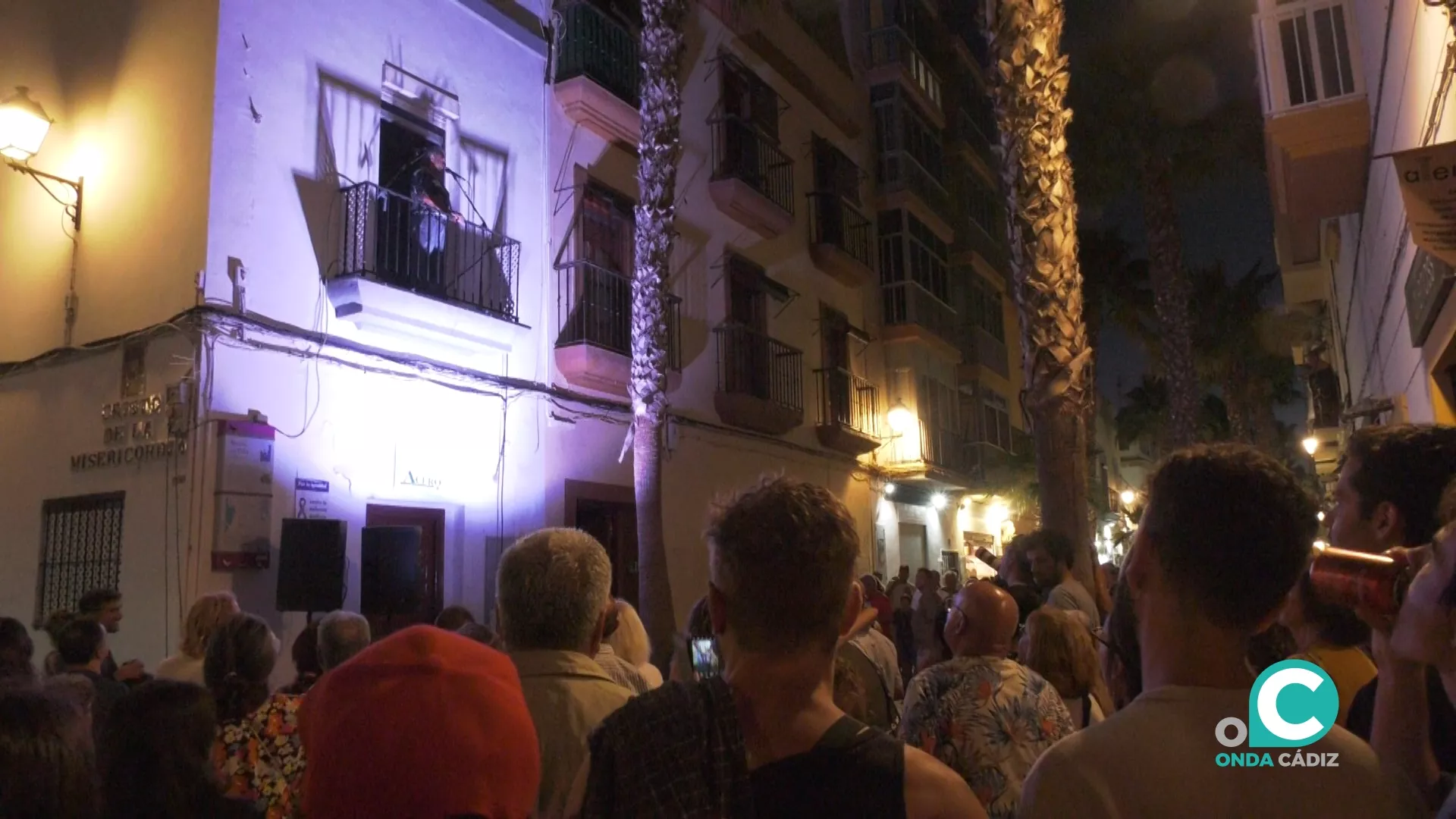 Calle La Palma anoche