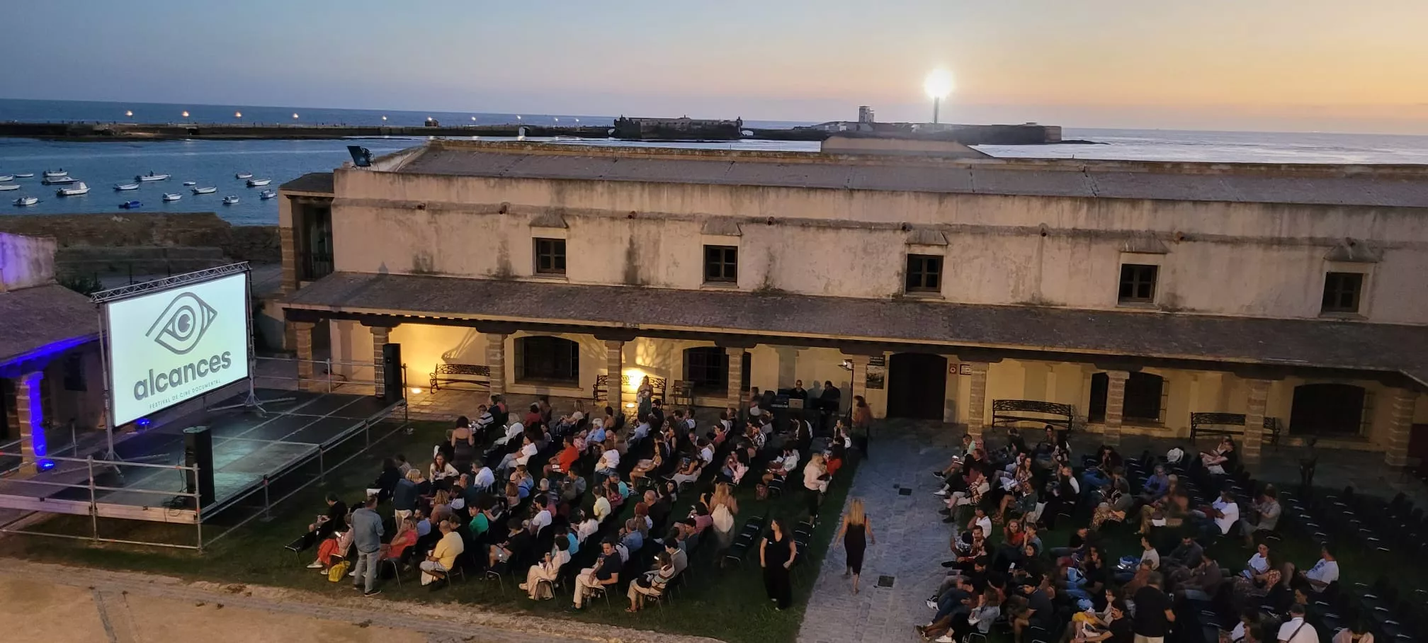 Imagen de la cita en el Castillo de Santa Catalina 