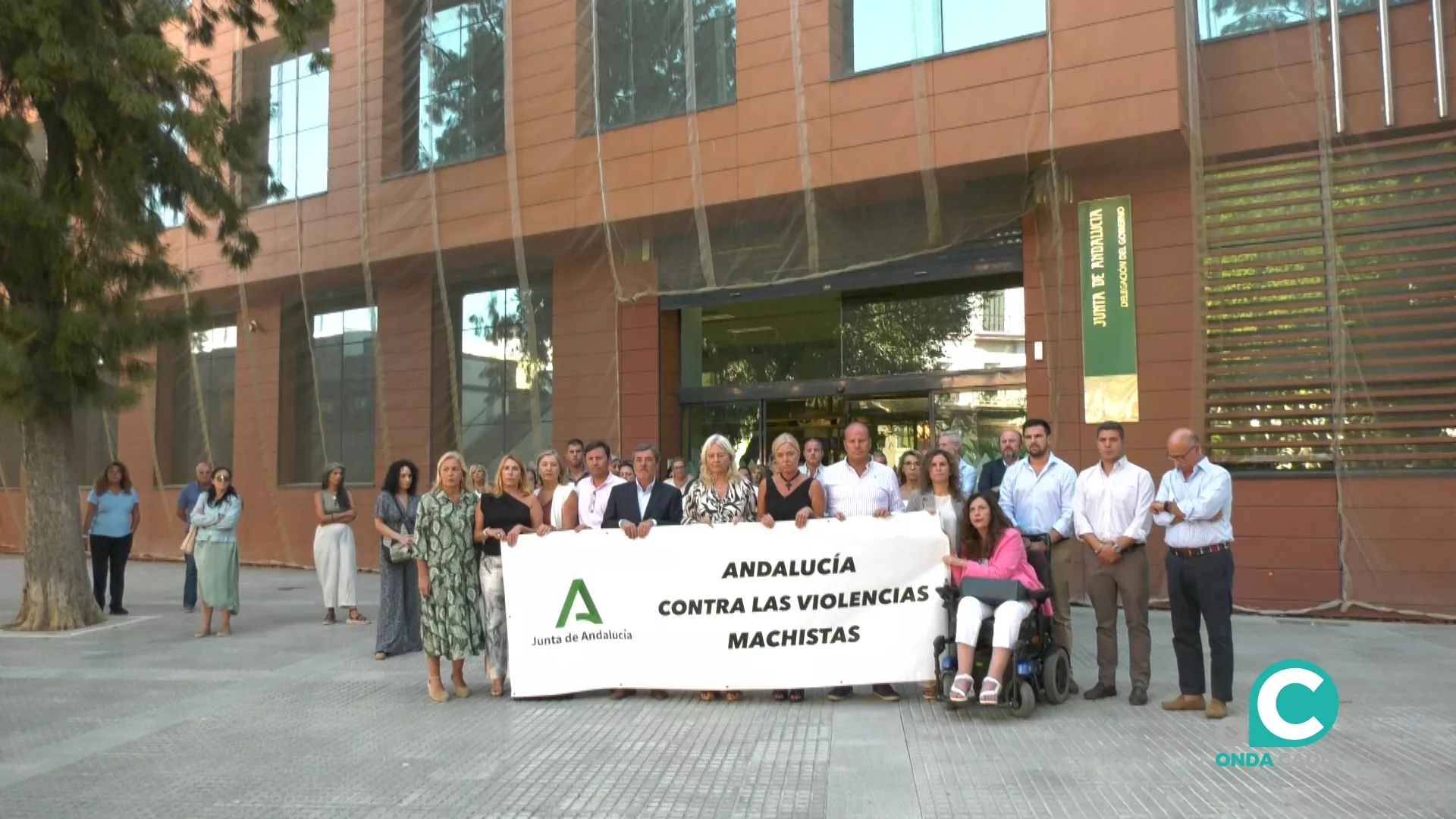 Minuto de silencio en la Junta de Andalucía