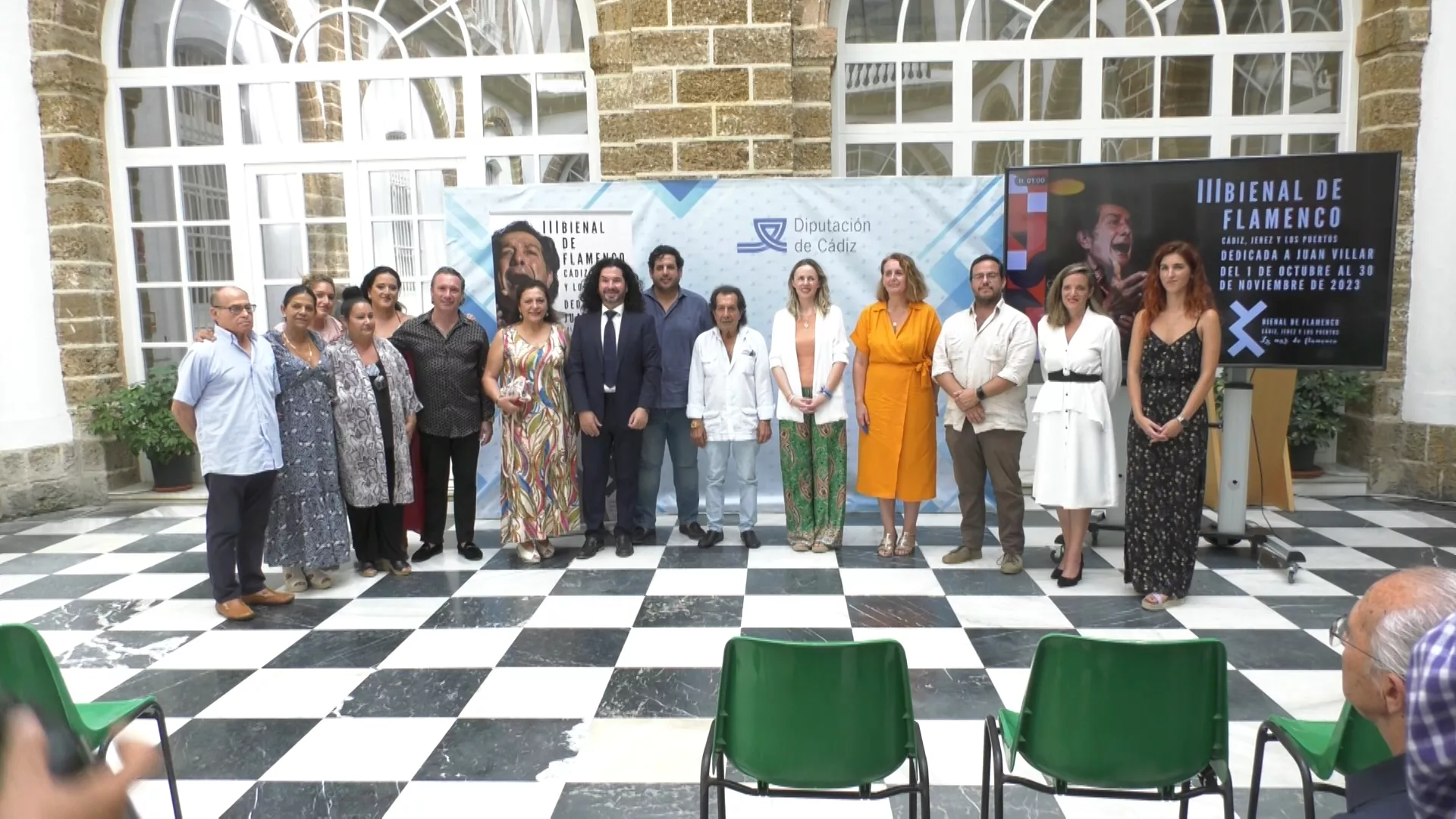 Imagen de la presentación de la III Bienal en la Diputación 