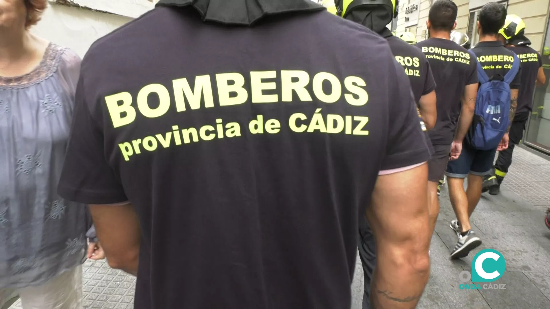 Imagen de un agente de Bomberos 