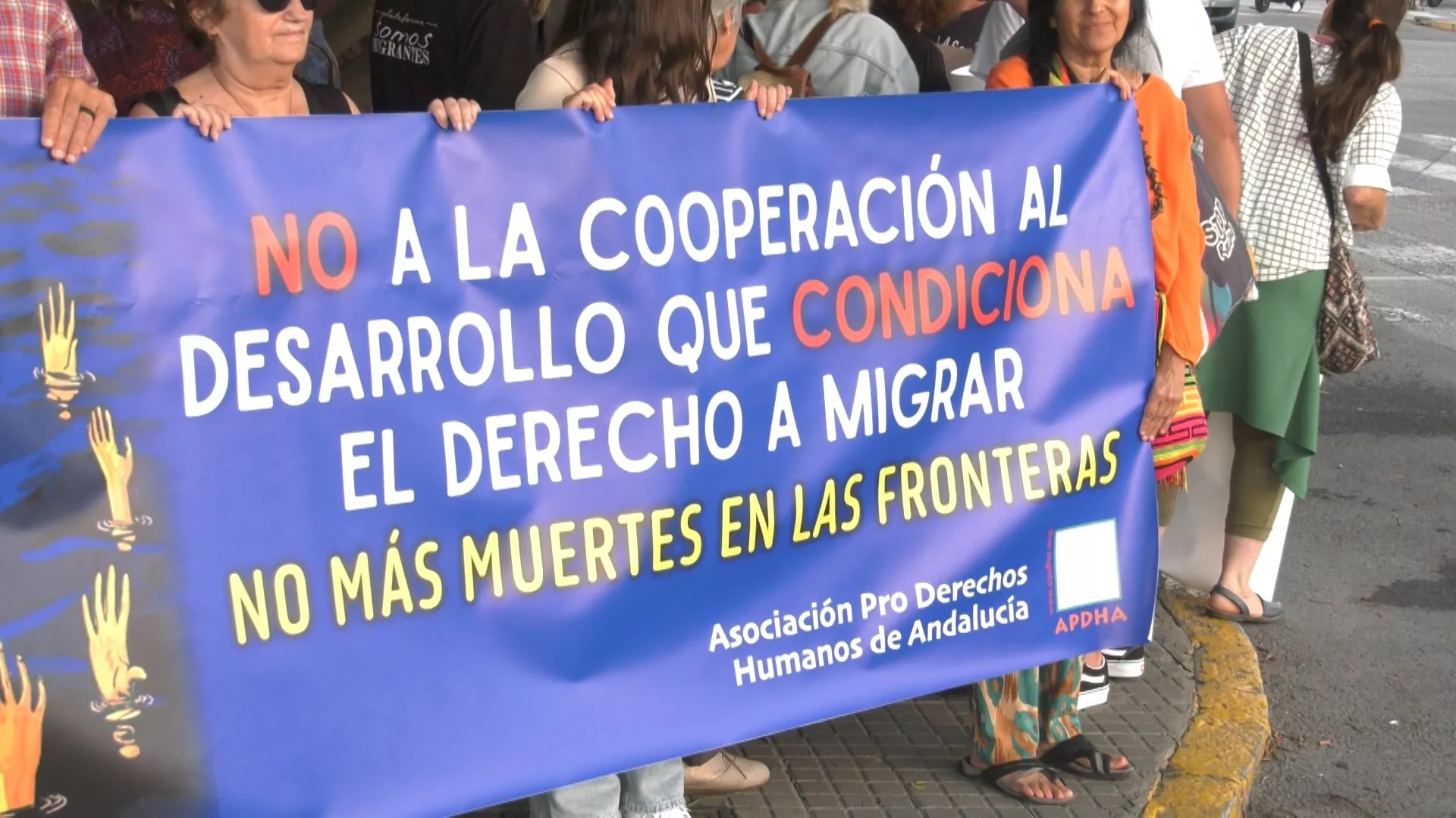 Colectivos y organizaciones sociales protestan ante la reunión de la Unión Europea