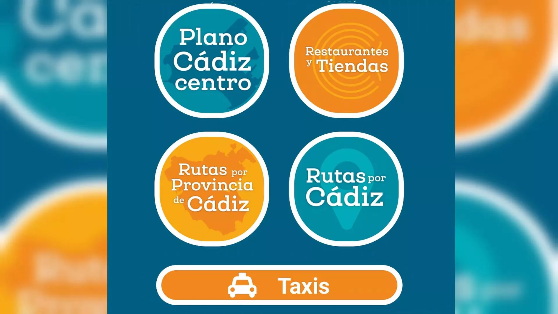 La app Discovery Cádiz ofrece información muy detallada sobre rutas turísticas, comercio, hotelería, taxis  y servicios de interés general para cruceristas y cualquier visitantes de la ciudad