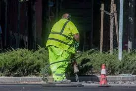 Un trabajador de la construcción