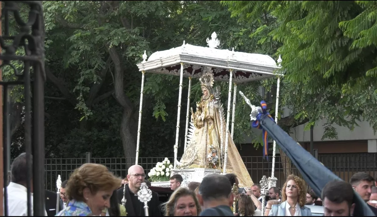 La imagen salió desde la iglesia de San José