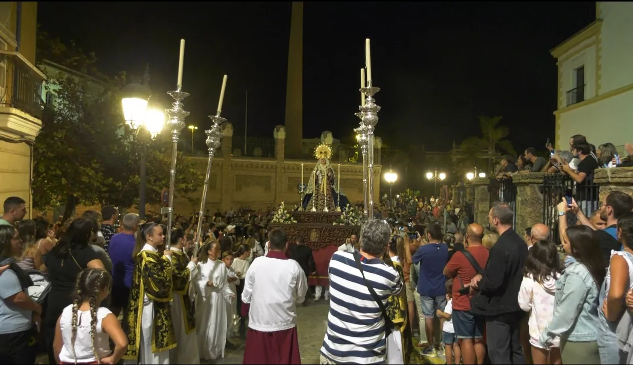 La imagen de la Consolación es obra del imaginero Alfonso Castellano