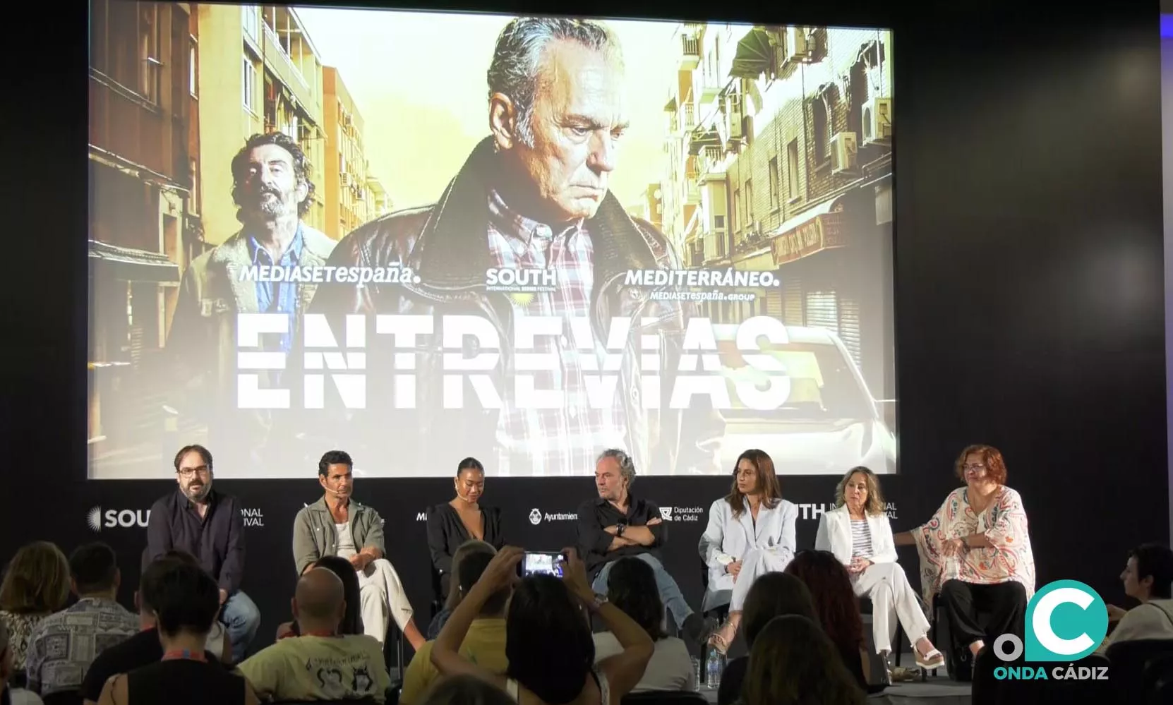 Con su protagonista, José Coronado, y su creador, David Bermejo, a la cabeza, la serie "Entrevías" ha presentado su tercera temporada en el South Series de Cádiz