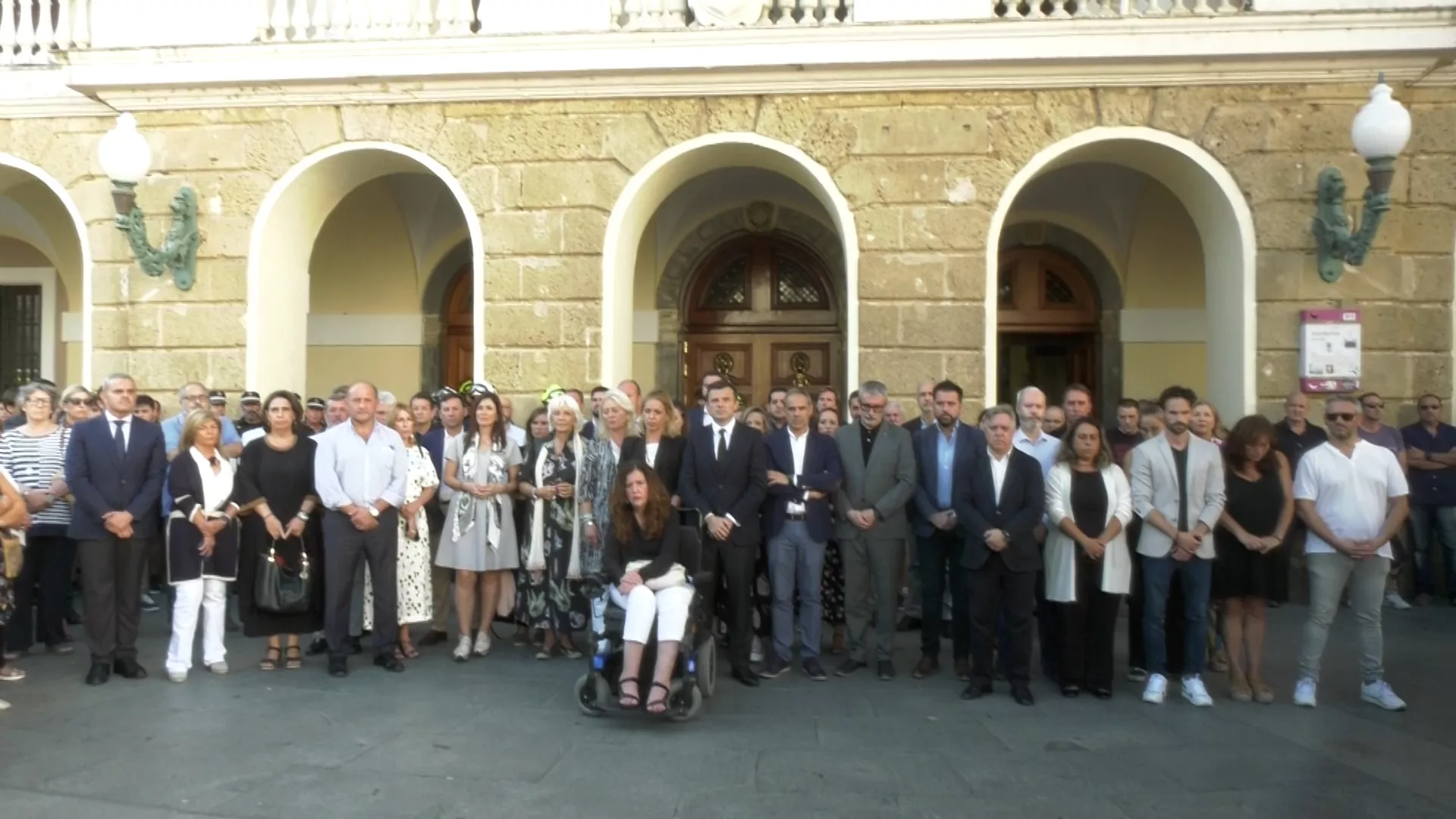 Homenaje a las víctimas del accidente 