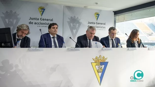 Imagen de la Junta General Ordinaria de Accionistas (Foto: Cádiz CF)