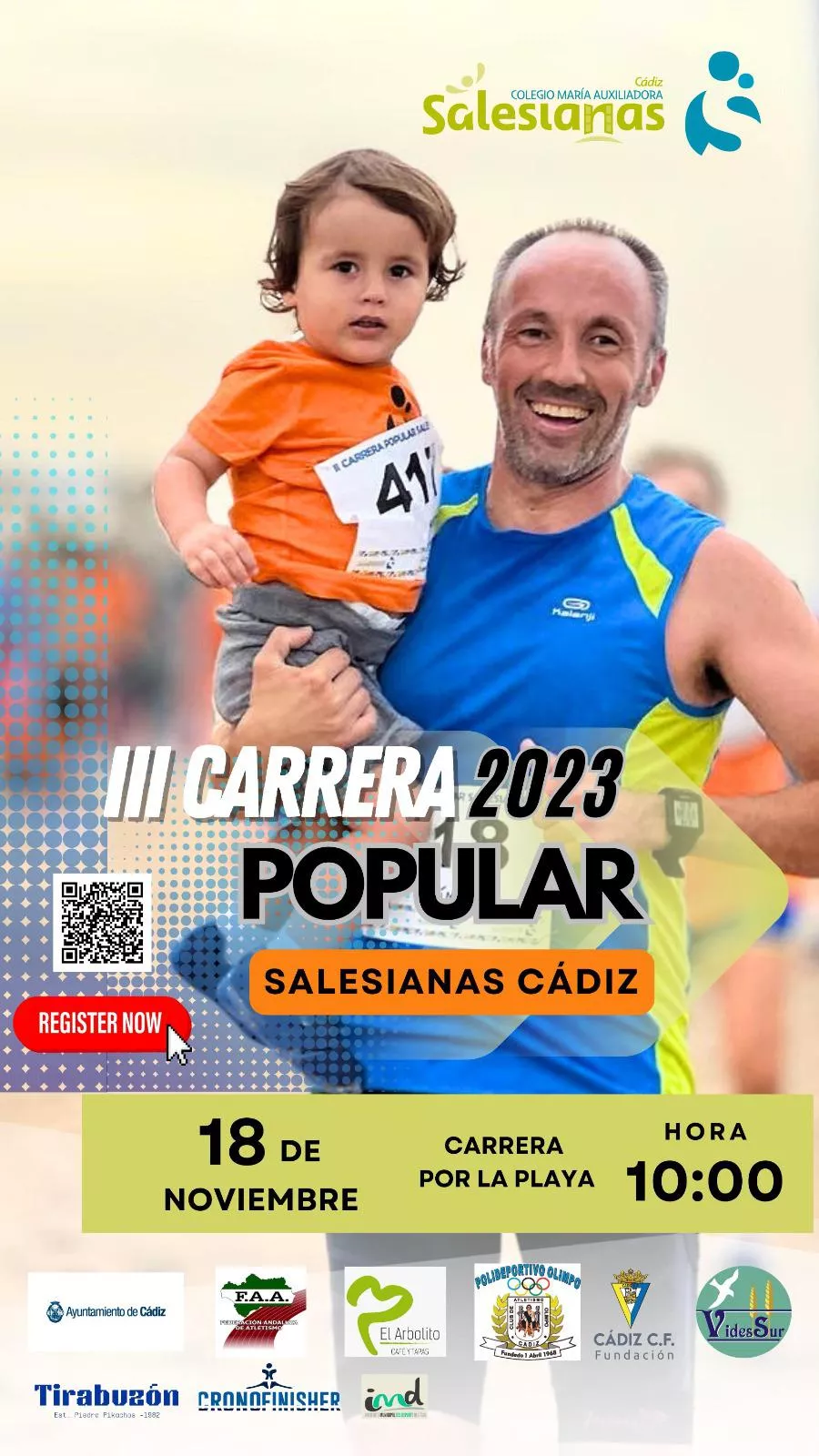 Cádiz acogerá la III Carrera Popular Salesianas de Cádiz 