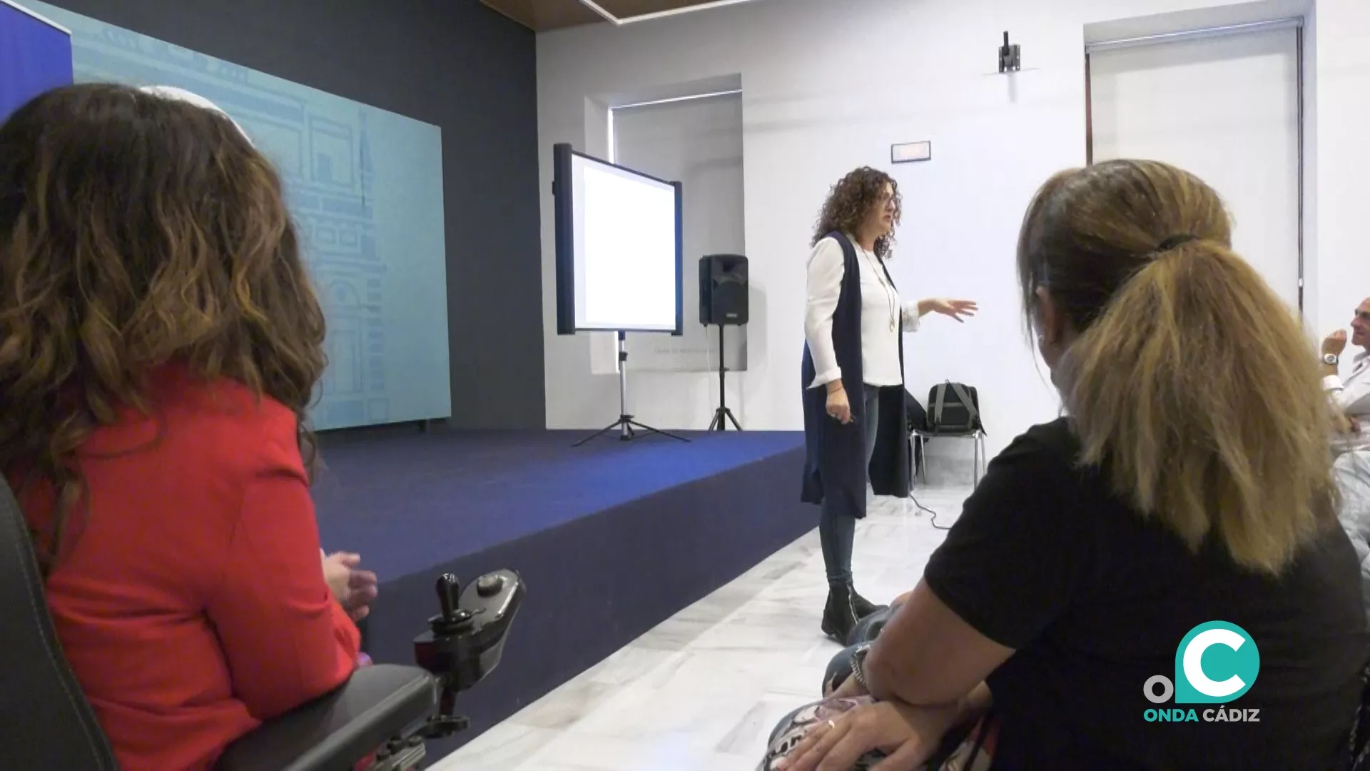 Imagen de la ponencia de Pilar Borrás, coordinadora de Empleo y Formación en Fegadi