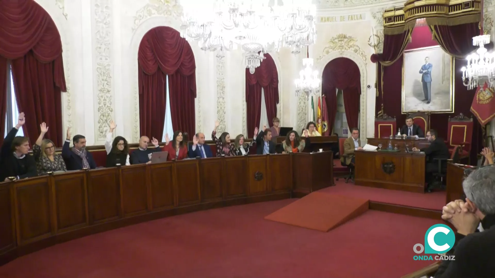 Pleno extraordinario Ayuntamiento de Cádiz
