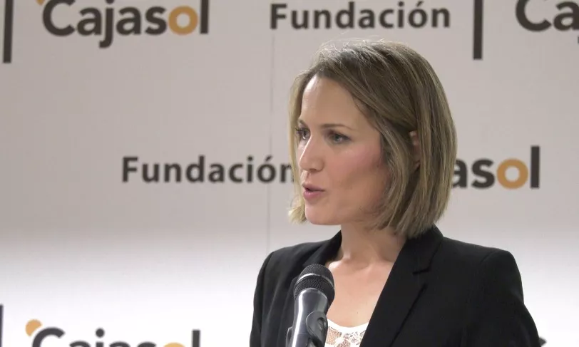 Silvia Intxaurrondo recibe en Cádiz el premio Agustín Merello de la Comunicación. 