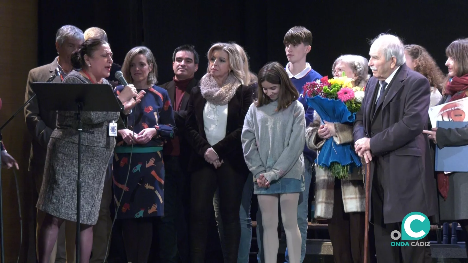 Carmen de la Jara ha dedicado un fandango a Alfonso de la Rimada en el escenario 