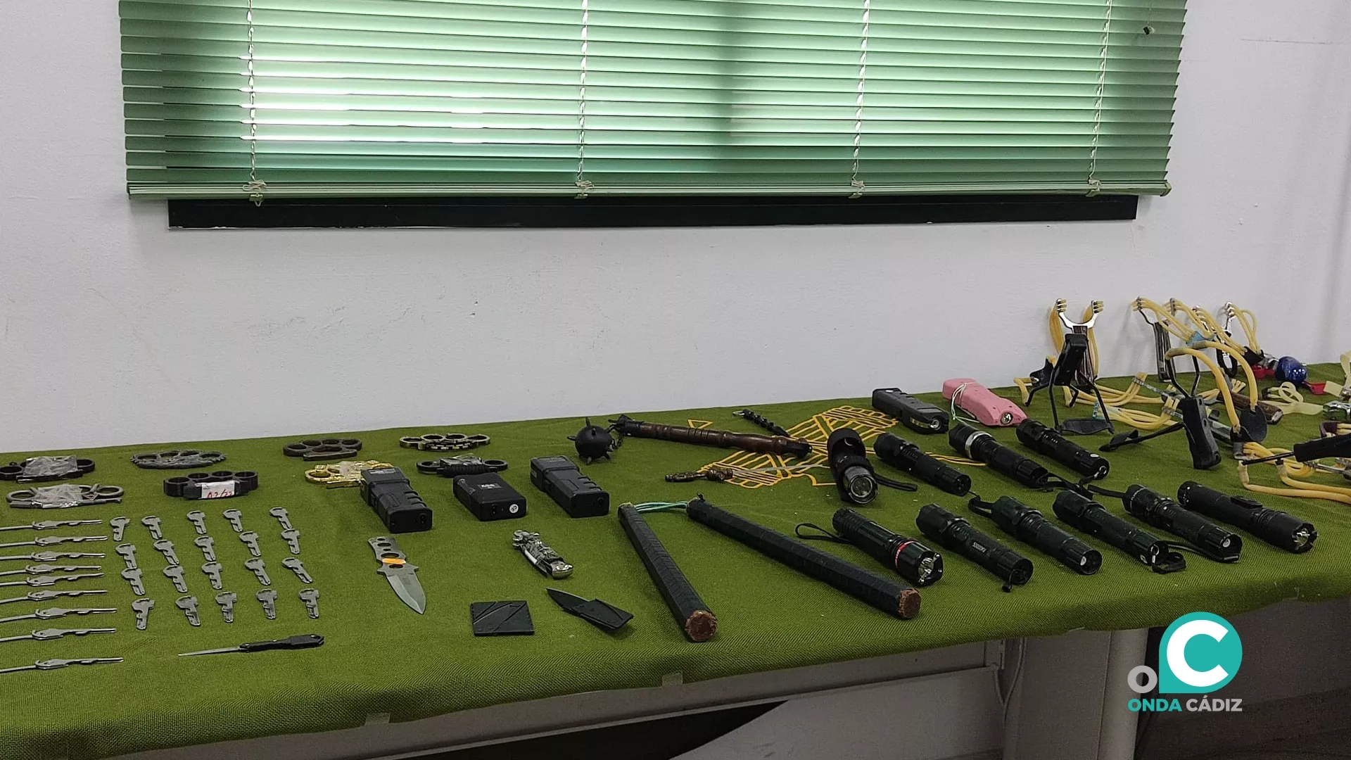 Imagen de armas requisadas Guardia Civil