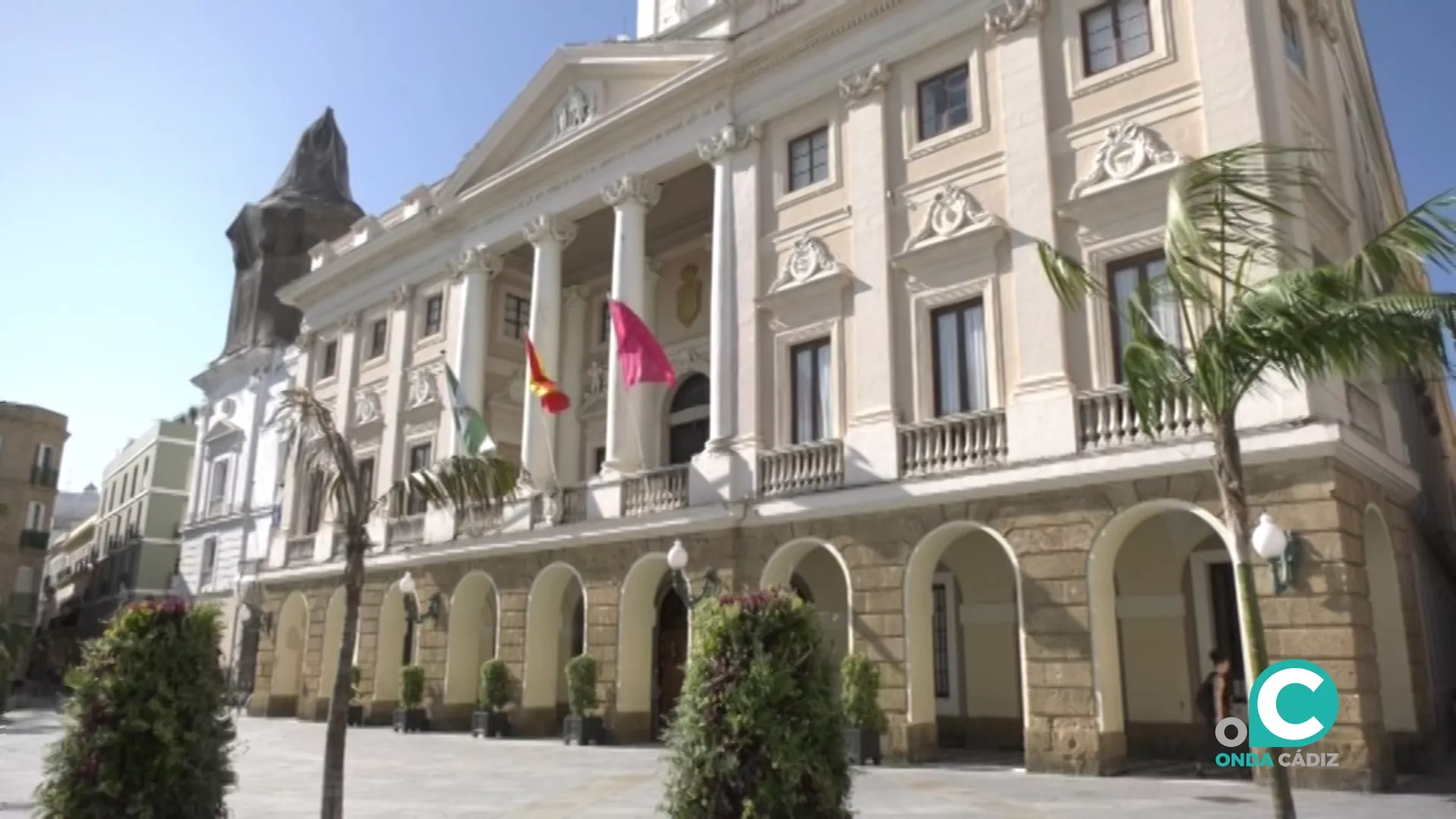 Imagen del Ayuntamiento de Cádiz El PSOE de Cádiz muestra el apoyo a los trabajadores municipales