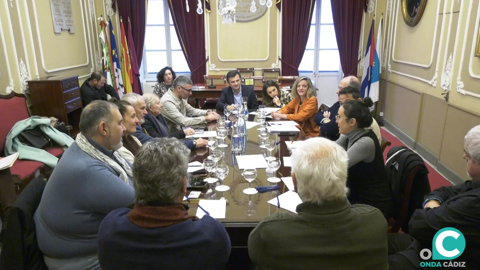 Momento de la reunión del Consejo de Participación del Carnaval.