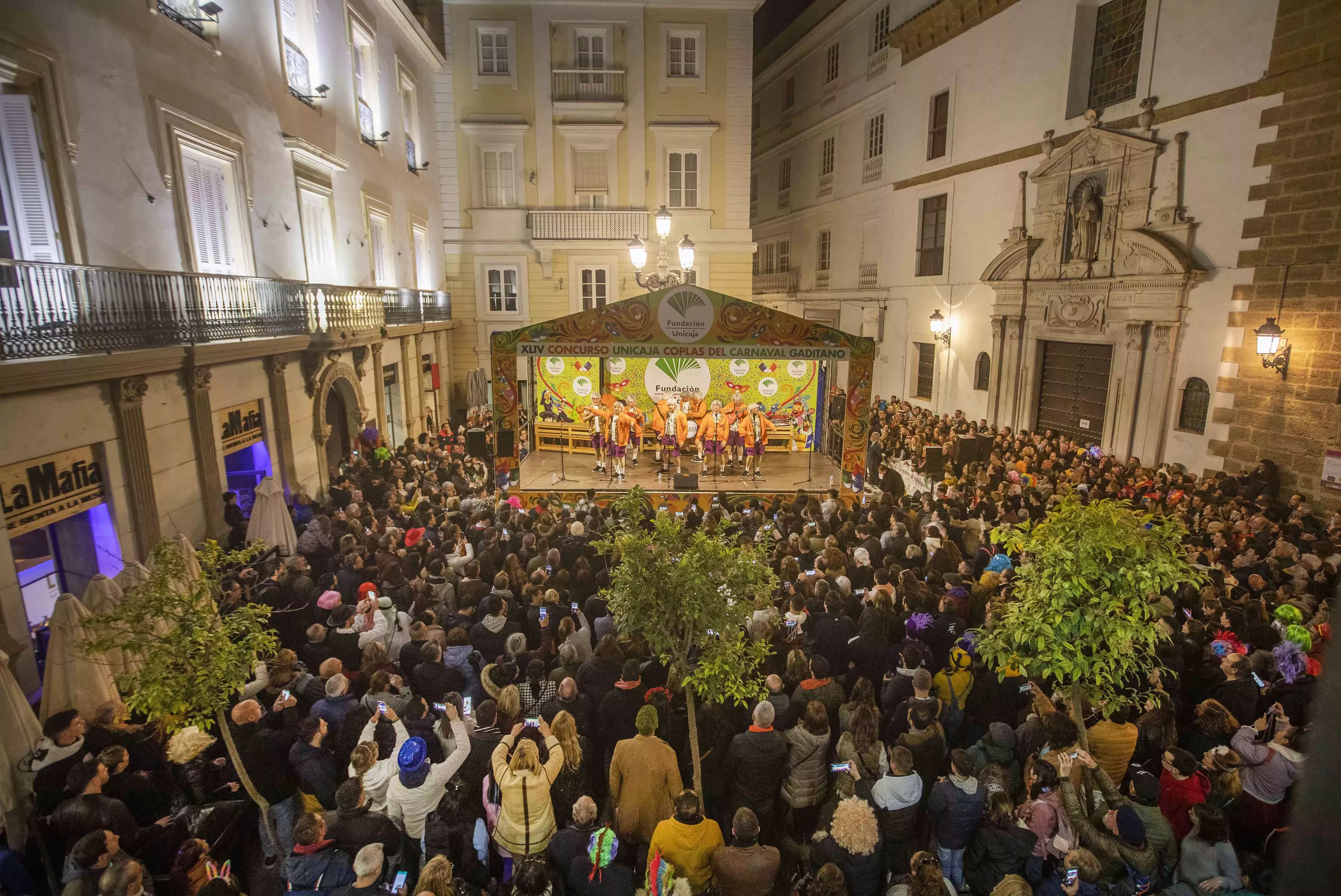 Coplas en la Plaza de San Agustín. 