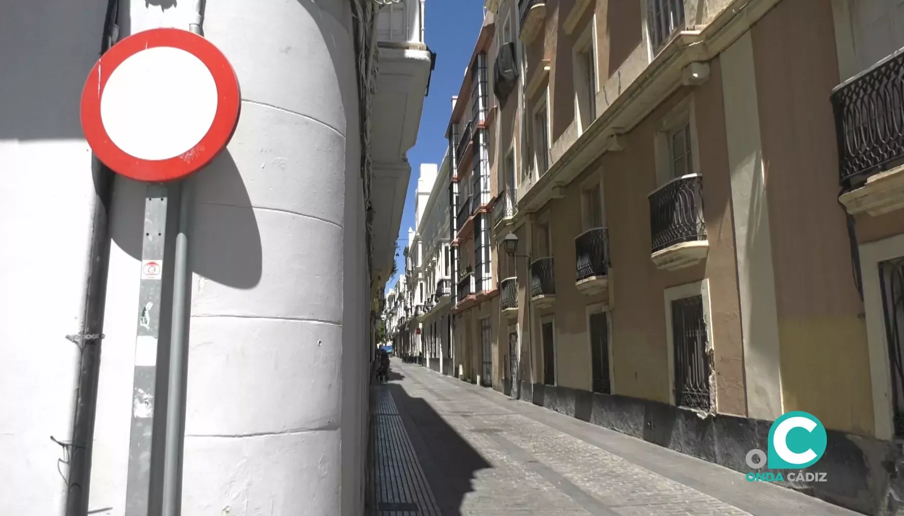 La Calle Veedor, reabierta al tráfico. 