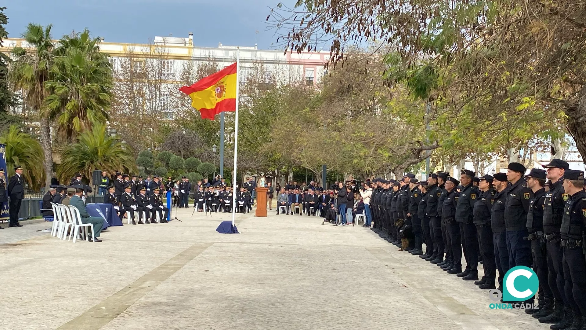 Celebración de los 200 de la Policía Nacional en Plaza de España. 