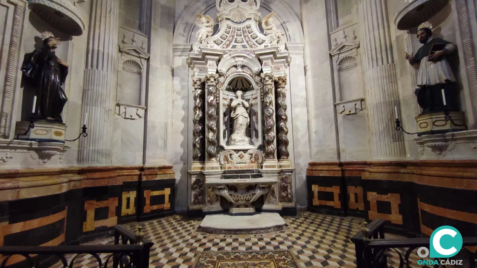 La capilla de la Asunción de la Catedral de Cádiz.