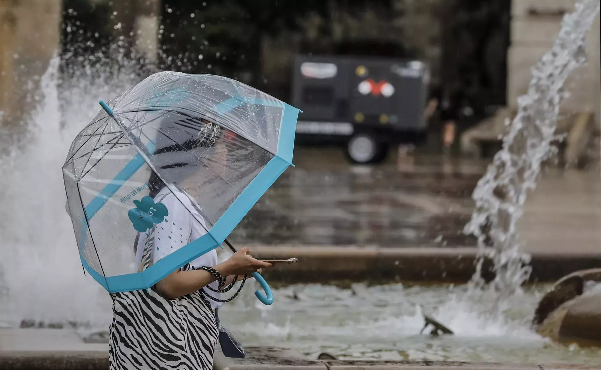 Previsión de lluvias para este martes. 