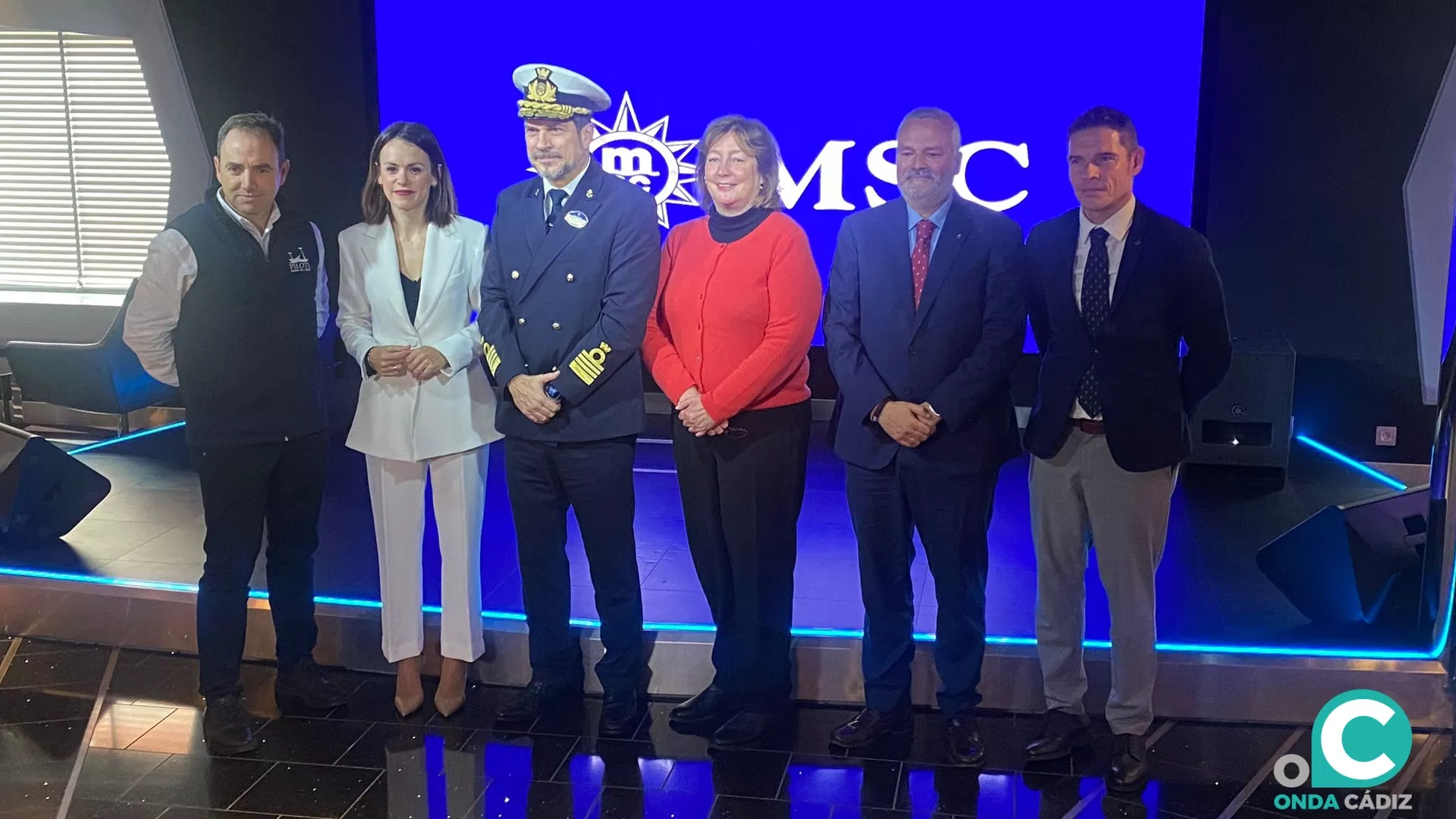 Primera escala de MSC Euribia en Cádiz.